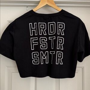 Boxraw Harder Faster Smarter Crop Top M